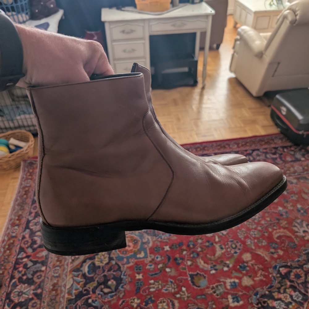 Kenneth Cole Tan Leather Men's Boots